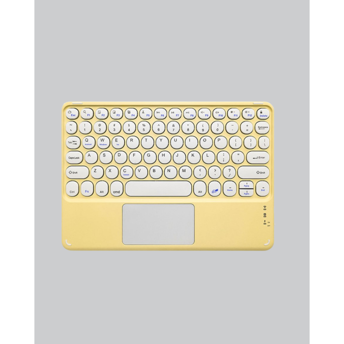 Bluetooth Kablosuz Klavye – İnce Slim Model, Tablet ve Akıllı TV Uyumlu, Sessiz Tuşlu Taşınabilir Klavye