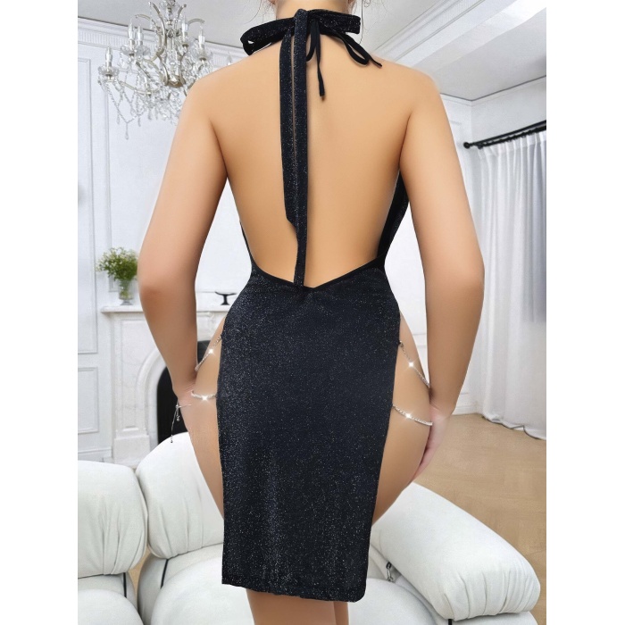 Zincirli Gece Elbisesi