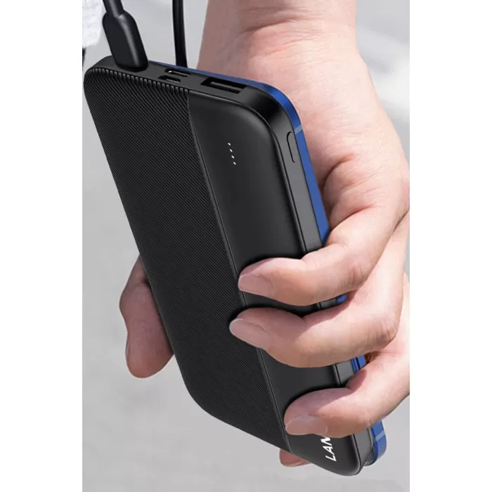 Lanex LP01 10.000 mAh 22.5W PD Hızlı Şarj Powerbank - Siyah