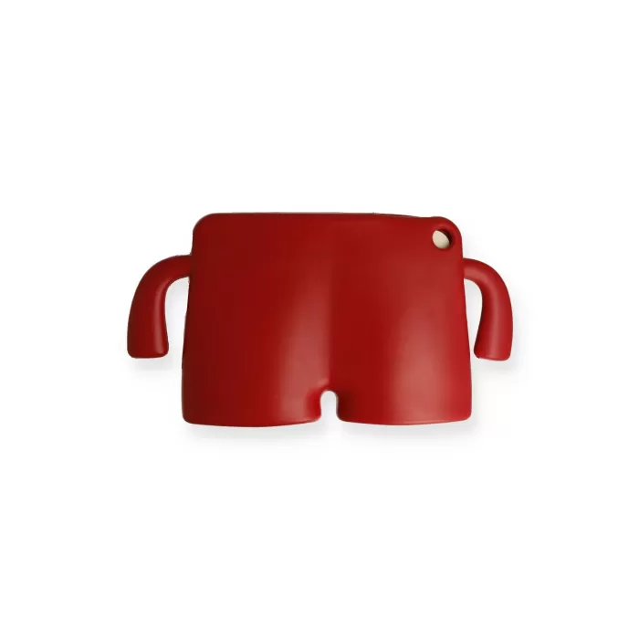 Newface iPad 10.2 (7.nesil) Kılıf Karakter Tablet Silikon - Kırmızı