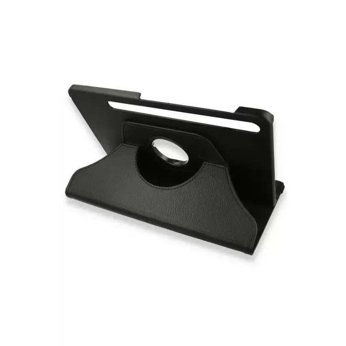 Newface Samsung Galaxy X800 Tab S8 Plus 12.4 Kılıf 360 Tablet Deri Kılıf - Siyah