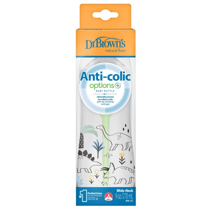 Geniş Ağız PP Antikolik Options Biberon  270 ml Erkek