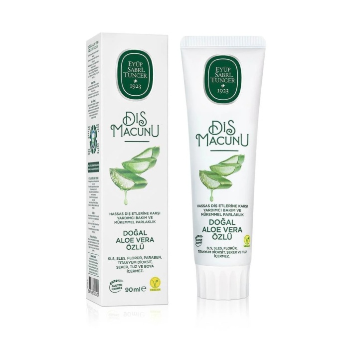 Doğal Diş Macunu 90 Gr Aloe Vera
