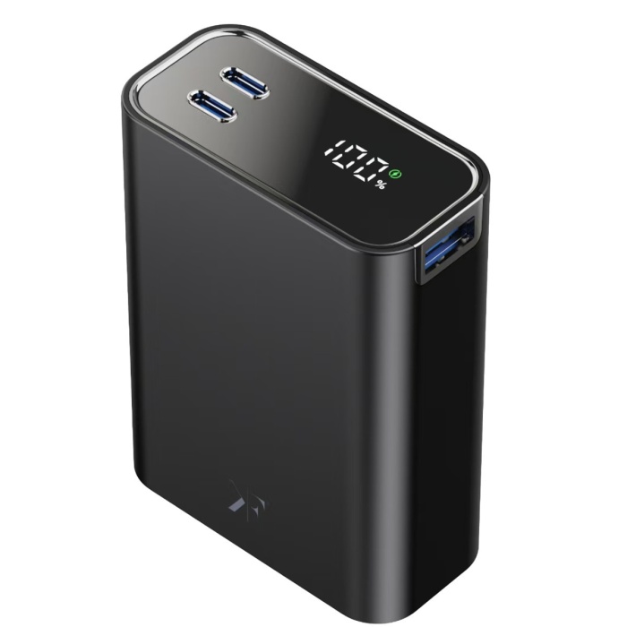 Newface PW501 20.000 mAh Dijital Göstergeli 2 Adet 45W Type-C ve 22.5W USB Çıkışlı Şarj PD Hızlı Şarj Powerbank - Siyah