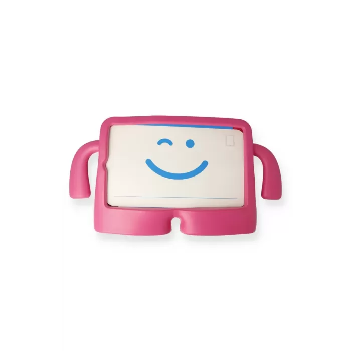 Newface Samsung Galaxy T500 Tab A7 10.4 Kılıf Karakter Tablet Silikon - Pembe