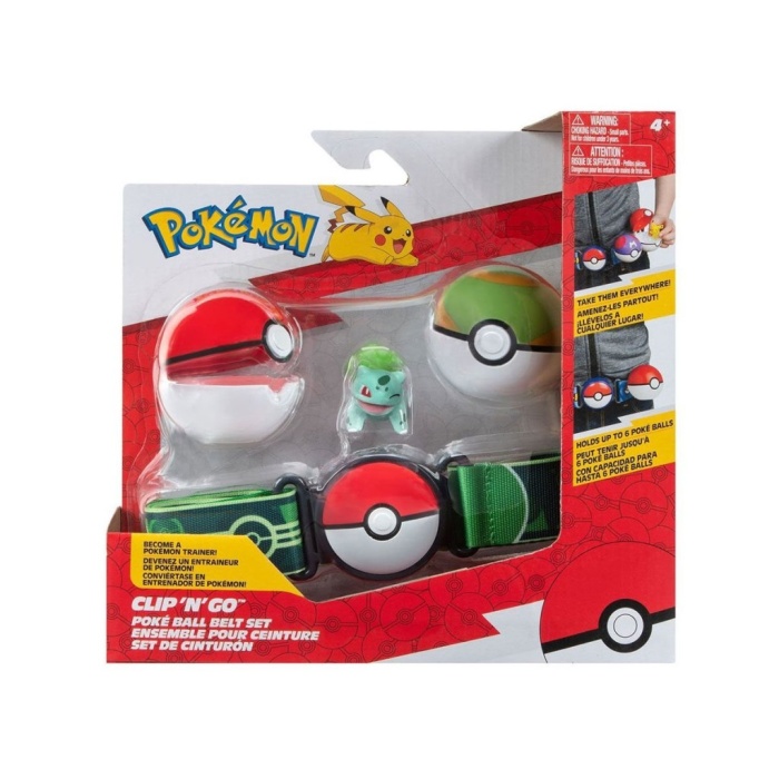 POK 95283-Q Pokemon Clip n Go Pokeball Kemer ve Figür Seti