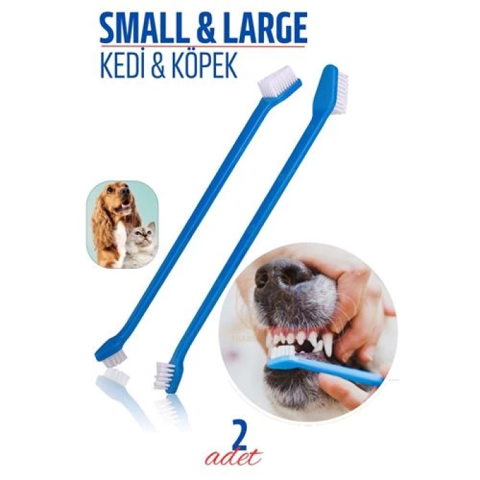 BFS Köpek Ve Kedi Diş Fırçası Küçük Büyük Uçlar 2 ADET
