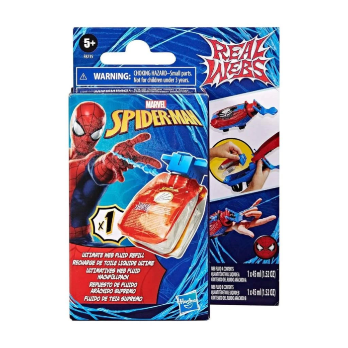 BFS   F8735 Spider-Man Ağ Ve Su Fırlatıcı Yedek Paket +3 yaş