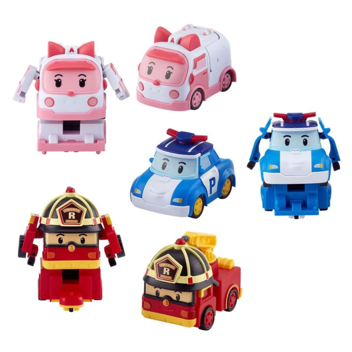 BFS   POLI ZR-915 Robocar Poli Quick Transforming Mini Rescue Deluxe Set