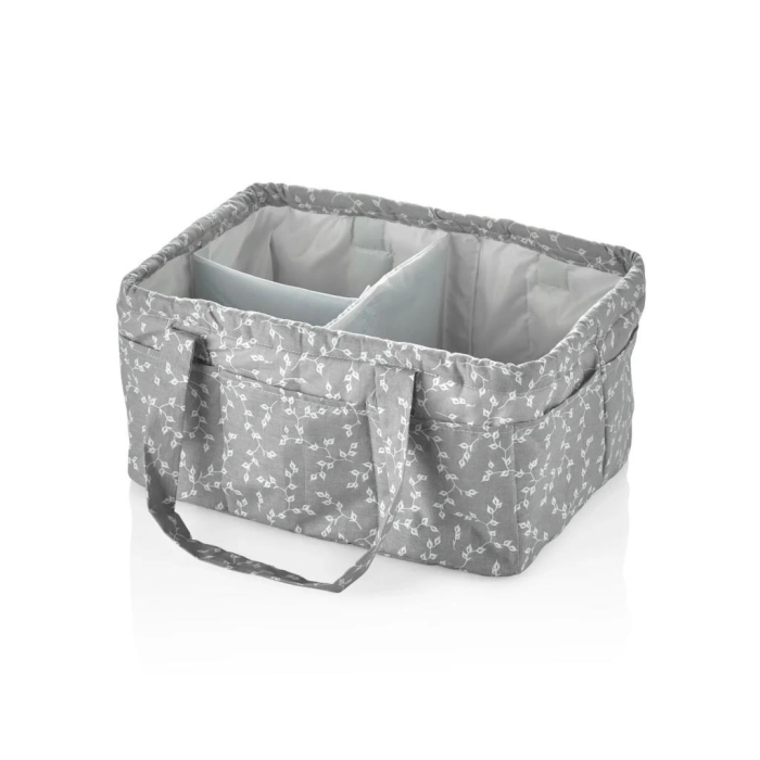 BFS   BabyJem Katlamalı Anne & Bebek Organizer 795 Gri Çiçek