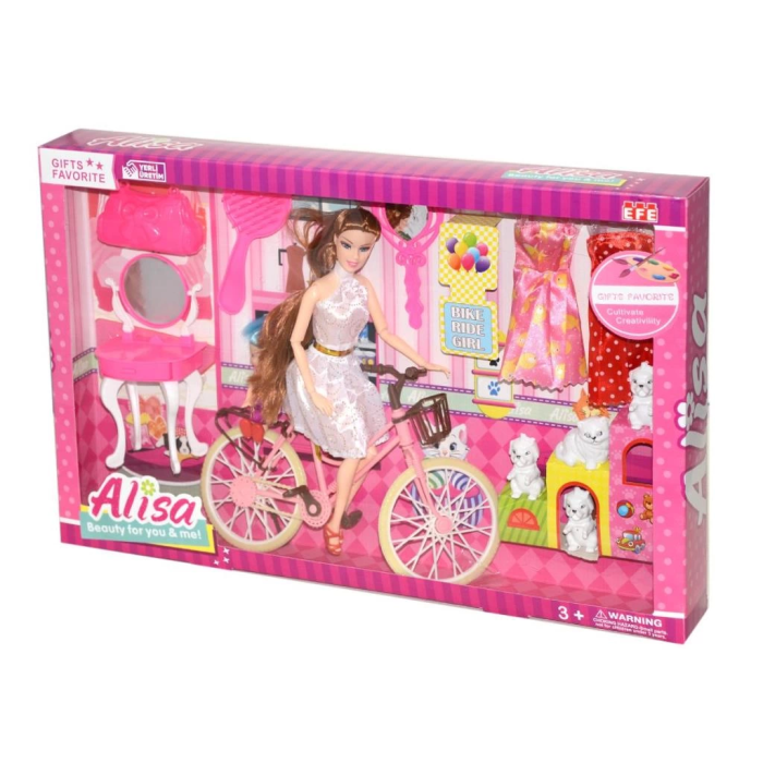 BFS Nessiworld 255 Efe, Alisa ve Bisikleti Oyun Seti / +3 yaş