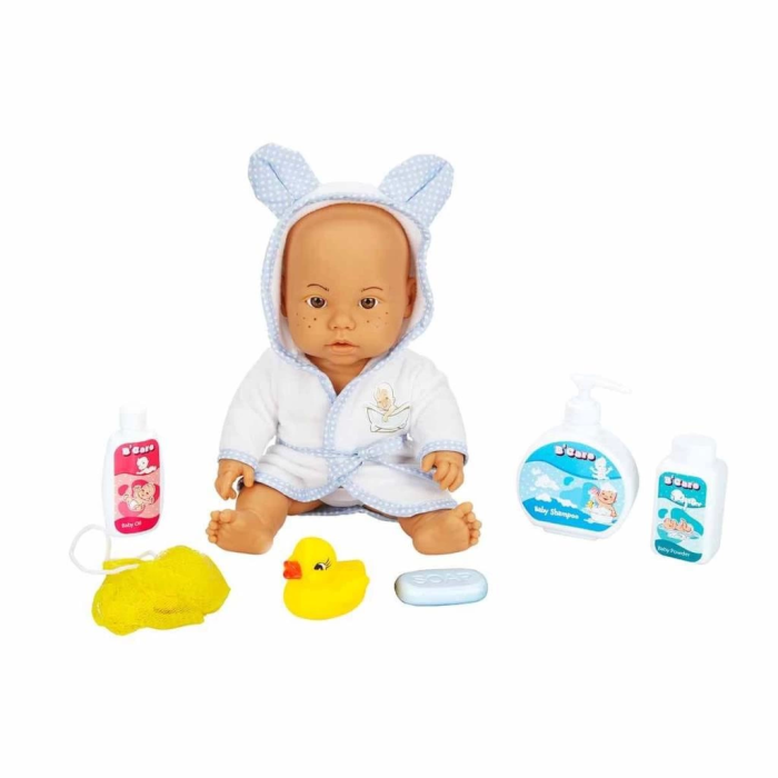 BFS Nessiworld 030031 Sunman, Bebelou Banyo Zamanı Bebek Seti, 35 cm / +3 yaş