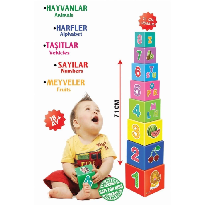 BFS Nessiworld 2137 EĞİTİCİ DENGE KULE OYUNU