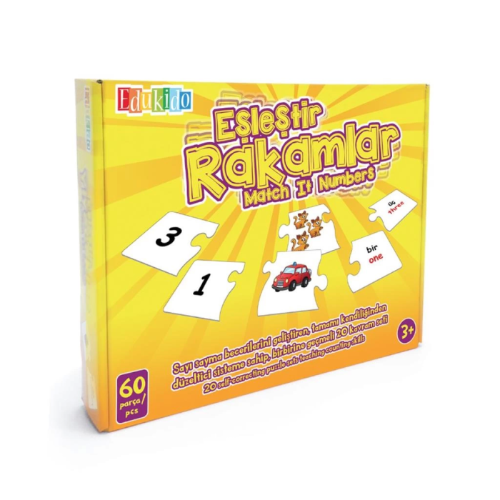BFS Nessiworld EDU-1006 Eşleştir Rakamlar Oyunu -Chiva