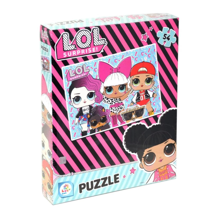 BFS Nessiworld LOL7585 Laço Kids L.O.L. 54 Parça Puzzle