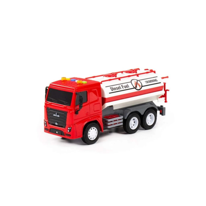 BFS  96296 CITY Sürtmeli V2 Tanker Işıklı ve Sesli Kırmızı Kabin Kutuda - Polesie