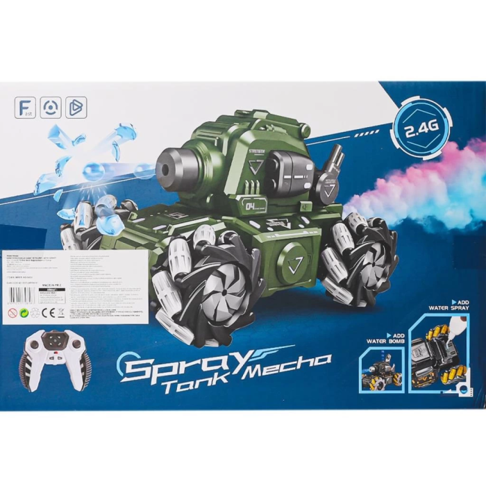 BFS   HD3400 Kumandalı Drift Yapan Su Atan Tank Mecha -Gepettoys