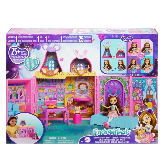 BFS   HXL53 Enchantimals Ana Karakter Bebekler Evi