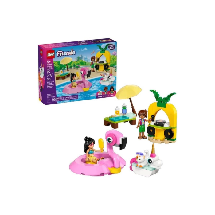BFS  42658 Lego Friends Unicorn ve Flamingo Havuz Partisi 99 parça +5 yaş