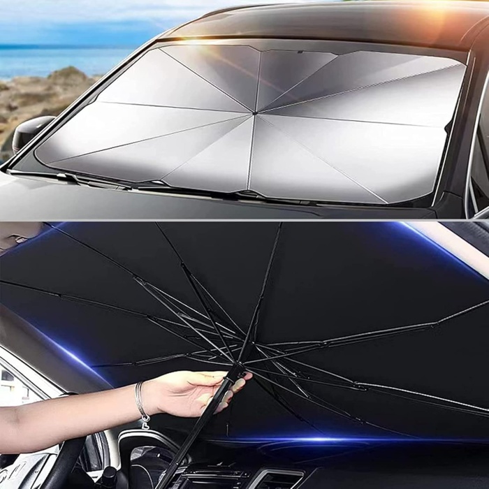Toyota C-HR, Nissan Qashqai, VW Golf, Renault Fluence, Hyundai Elantra Uyumlu Oto Şemsiye