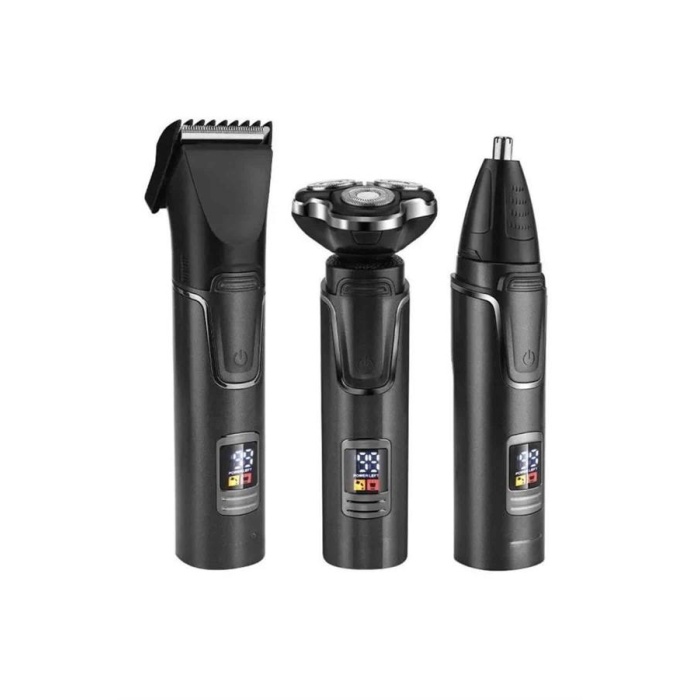 Yüksek Performanslı 3 Başlıklı Profesyonel Şarjlı Islak ve Kuru Kullanıma Uygun