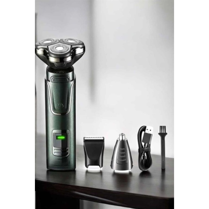 Yüksek Performanslı 3 Başlıklı Profesyonel Tıraş Makinesi