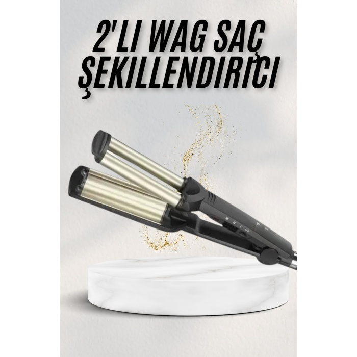 Saç Şekillendirici Wag Maşa Su Dalga Maşası Tüm Saç Tiplerine Uygun