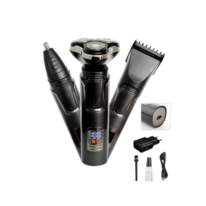 Yüksek Performanslı 3 Başlıklı Profesyonel Şarjlı Islak ve Kuru Kullanıma Uygun