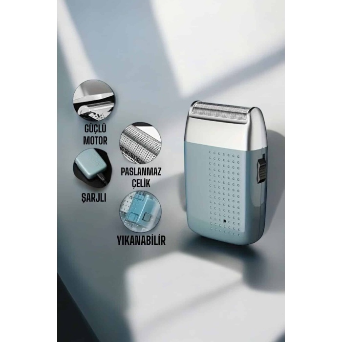 tıraş makinesi Sinek Kaydı Paslanmaz Çelik Taşınabilir Şarjlı