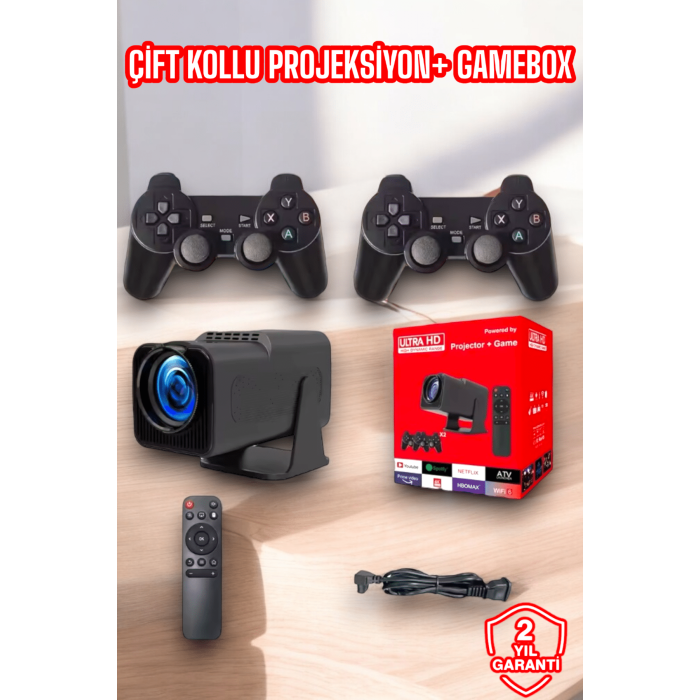 2000+ Oyun ve Popüler Uygulama Destekli Çok Fonksiyonlu Projeksiyon