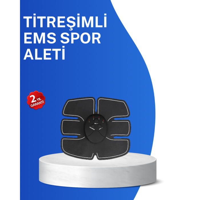 Titreşimli EMS Spor Aleti Karın Kol ve Bacak Kas Yapma Cihazı 2025 Model