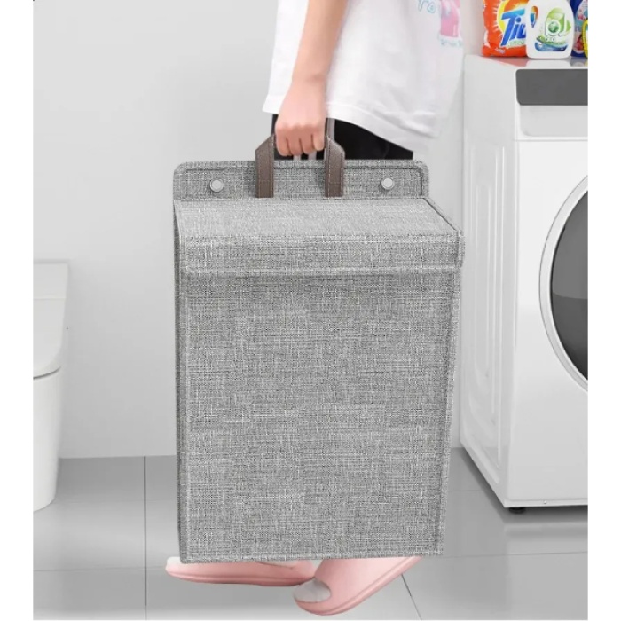Katlanabilir Asılabilir Kirli Çamaşır Sepeti