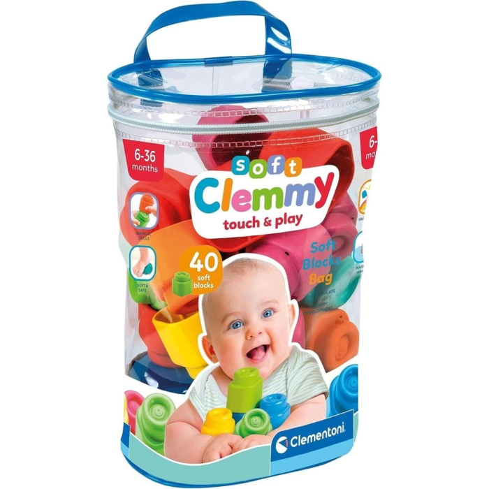 BFS  17878 Soft Clemmy - Yumuşak Blok Çantası - 40 parça 6-36 ay
