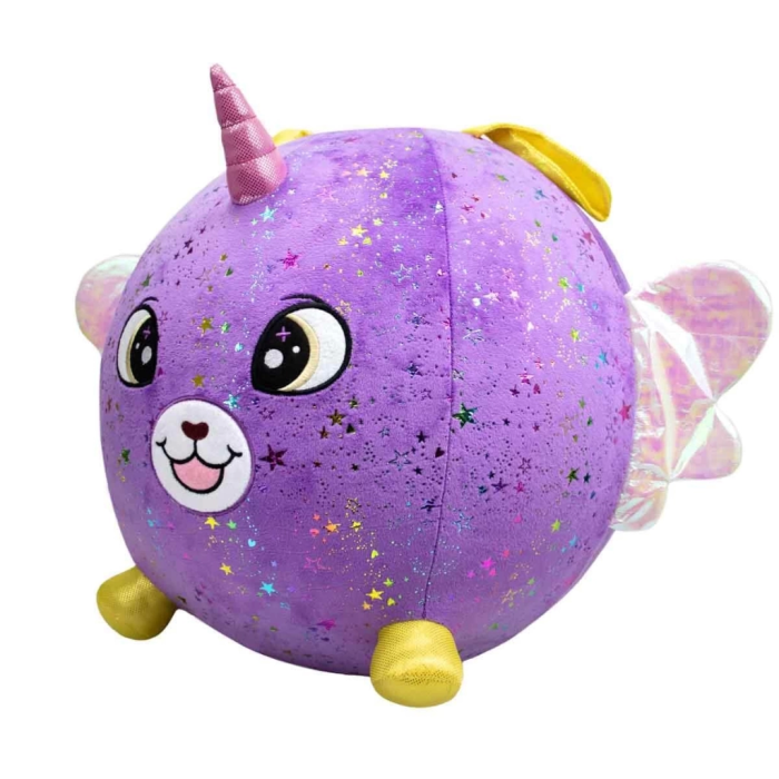 BFS   Şişme Peluş Mor Köpek XXL Shiny Corns S2