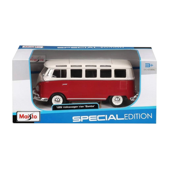 BFS   MAY 31956 Volksvagen Van Samba 1:25 Model Araba -Necotoys