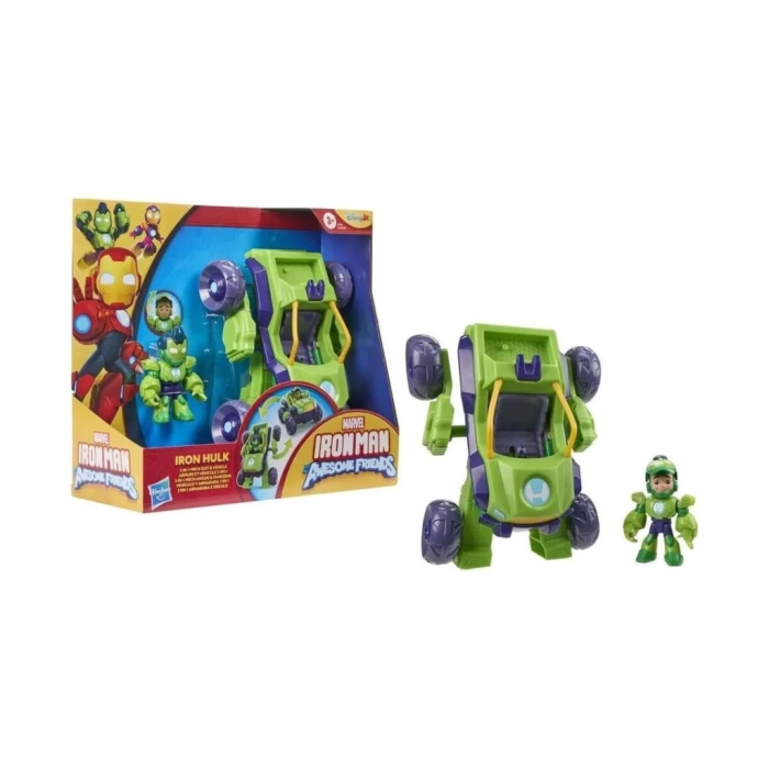 BFS  G1258 Iron Man and his Awesome Friends 2si 1 arada Set