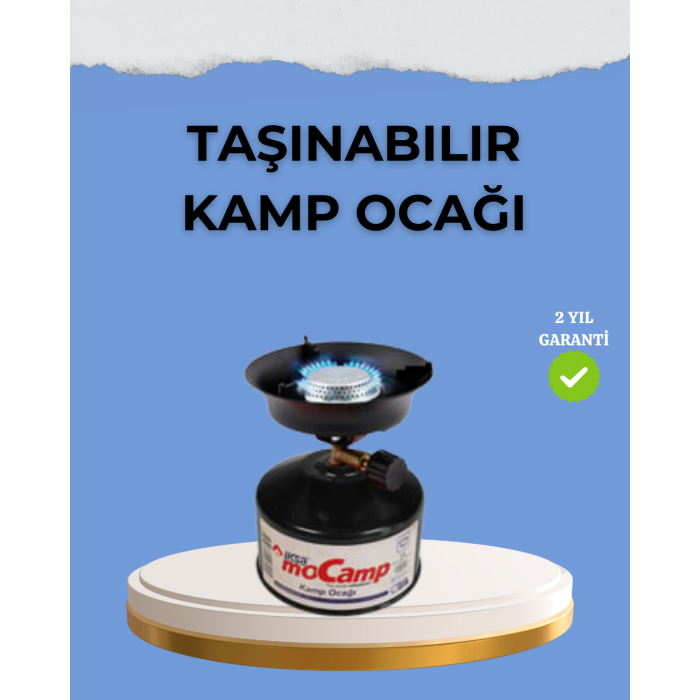 Kompakt ve Hafif Kamp Ocağı Seti Gaz Tüplü