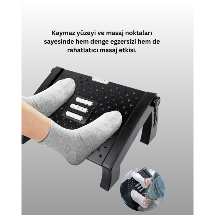 Ergonomik Ayak Destek ve Masaj Platformu – Denge ve Konfor Bir Arada