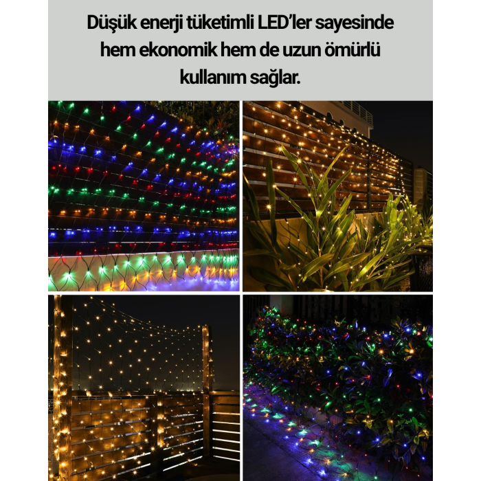 8 Modlu LED Işık Zinciri İç Mekan Dekoratif Aydınlatma