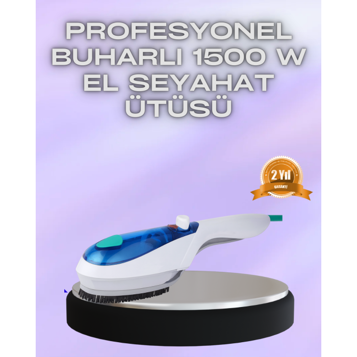 Portatif Buharlı Ütü Pratik Seyahat Tipi Kırışıklık Açıcı