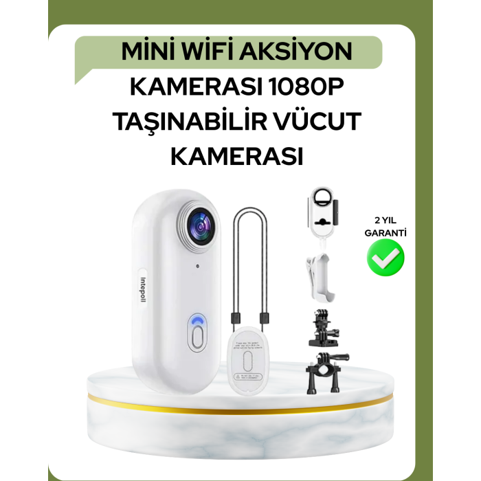 1080P WiFi Spor Kamerası Su Geçirmez Mini Aksiyon Kamera