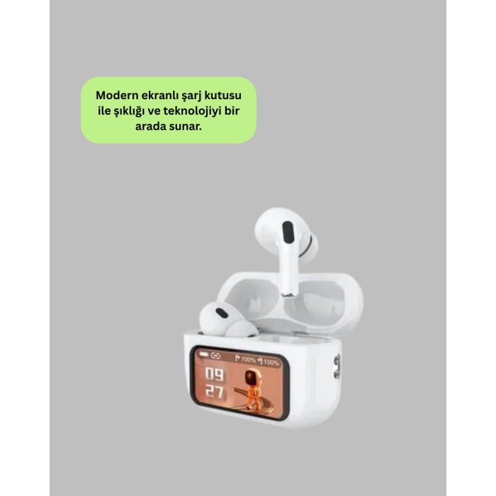Tüm Telefonlarla Uyumlu ANC Özellikli Dokunmatik Bluetooth Kulaklık