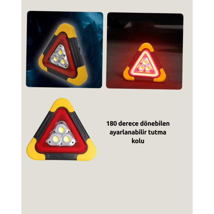 USB Şarjlı Çok Modlu Acil Durum Feneri