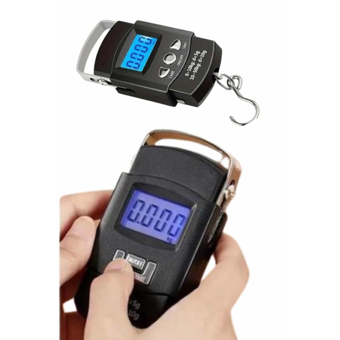 El Kantarı Dijital El Terazisi 50 Kg Kapasiteli LCD Ekranlı
