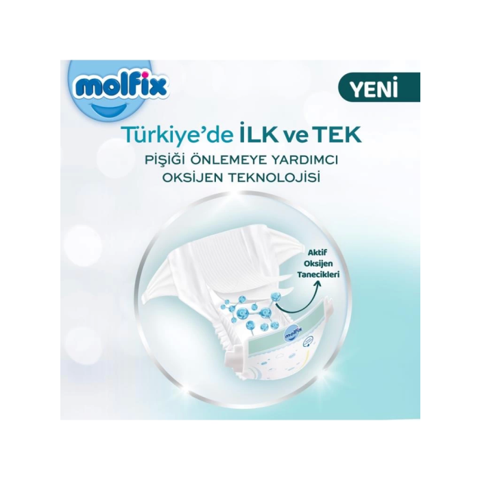 BFS   Molfix Premium Bebek Bezi Fırsat Paketi 1 Beden 2-5 Kg 72 Adet