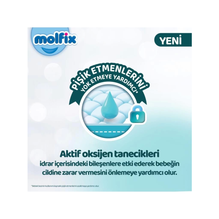 BFS   Molfix Premium Bebek Bezi Fırsat Paketi 1 Beden 2-5 Kg 72 Adet
