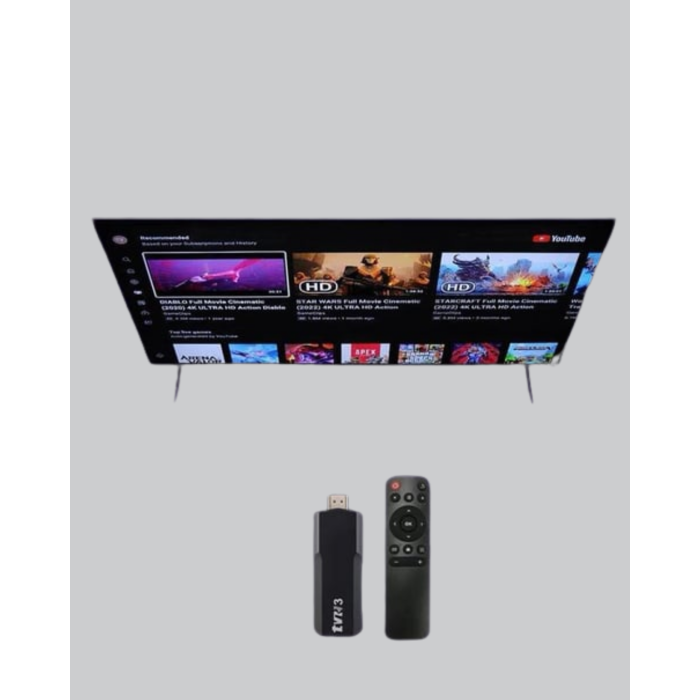 Android TV Stick 4K Ultra HD Görüntü Destekli