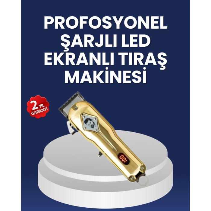 Ergonomik Tasarımlı, Hafif ve Taşınabilir Profesyonel Tıraş Makinesi