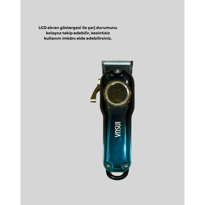 USB Type-C Şarjlı Kablosuz/Kablolu Erkek Tıraş Makinesi