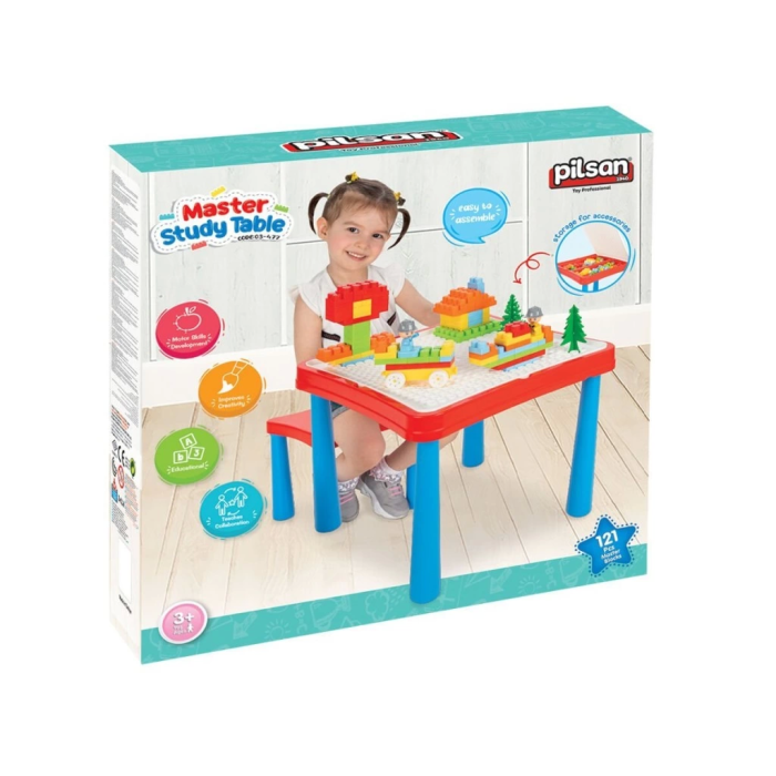 BFS  03 477 MASTER ÇALIŞMA MASASI KIRMIZI MAVİ